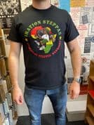 Iration Steppas T-Shirt Black w/ Full Colour Logo (Various Sizes)
