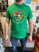 Iration Steppas T-Shirt:  Bright Green w/ Full Colour Logo (Various Sizes)