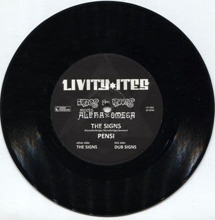 Iries In Roots Meets Alpha & Omega ft.Pensi - The Signs / Dub Signs (Livity Ites) 7