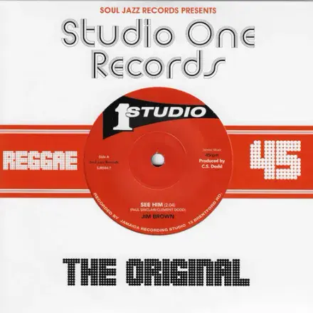 Jim Brown- See Him Deh / Dub Specialist - Lecturer Version  (Studio One/Soul Jazz Records) 7