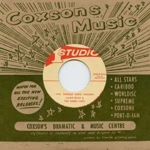 Jimmy Riley - You Should Have Known / Three Tops - Great '68 Train (Studio One / Dub Store) JPN 7