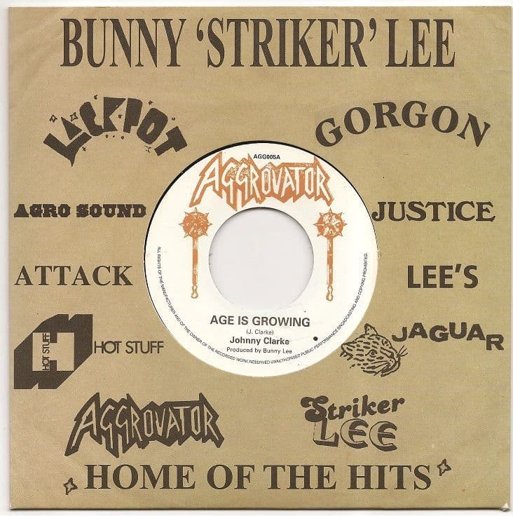【限定価格セール！】 Johnny Clarke - Age Is Growing / Version Aggrovator UK 7 その他