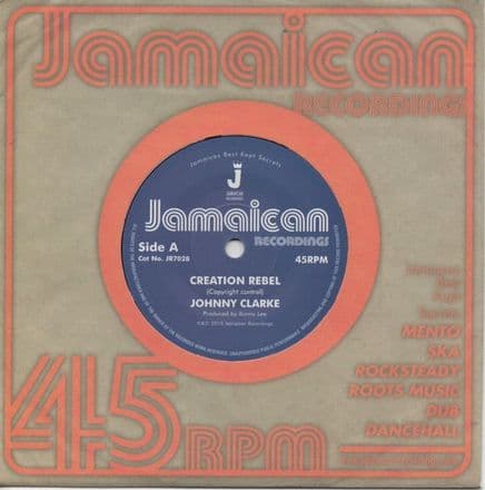 Johnny Clarke - Creation Rebel / U Roy - Creation Rebel (Jamaican Recordings) UK 7