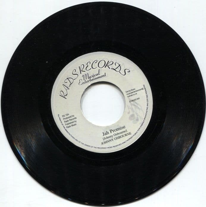 Johnny Osbourne - Jah Promise / Version Rads Records 7