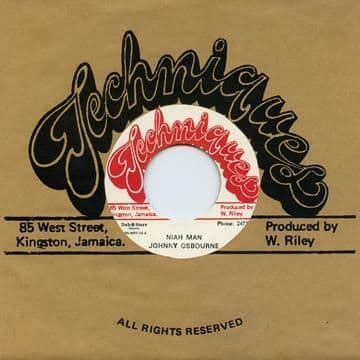 Johnny Osbourne - Niah Man / Alton Ellis - Soul Groover (Techniques / Dub Store Records) JPN 7
