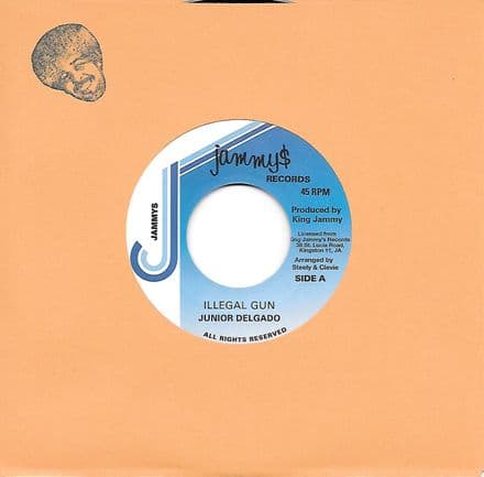 Junior Delgado - Illegal Gun / Illegal Version (Jammy's Records) UK 7