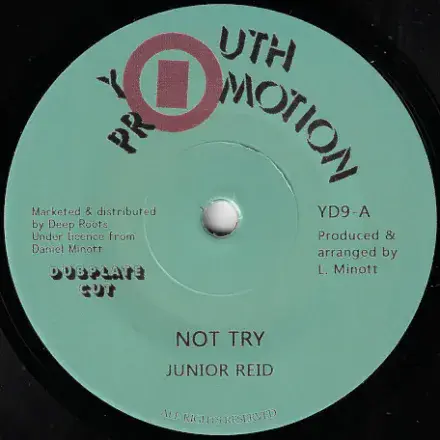 Junior Reid - Not Try / Version (Youth Promotions/Deep Roots) 7