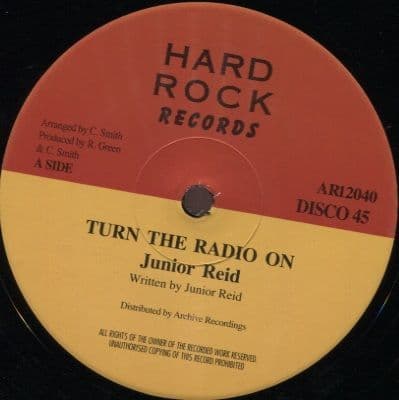 Junior Reid - Turn The Radio On / Prince Jammy - Version (Hard Rock Records) 12