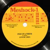 Junior Vibes -Fed Up A Them / Version (Me.Shock 1/TRS Records) 7"