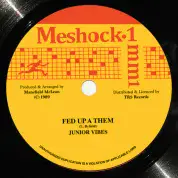 Junior Vibes -Fed Up A Them / Version (Me.Shock 1/TRS Records) 7"