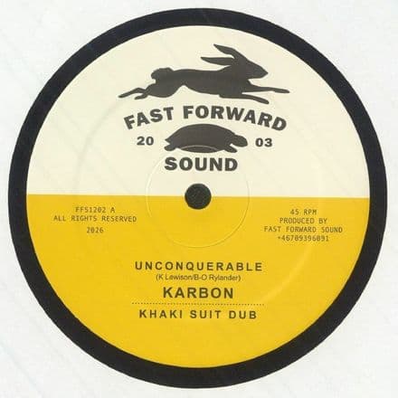 Karbon - Unconquerable / Dub / Samuel Lancine - Ocean Meets The Sky / Dub (Fast Forward Sound) 12