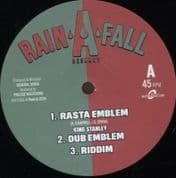 King Stanley - Rasta Emblem / Dub / Riddim / Chant Down Babylon / Dub Version (Rain-A-Fall) 12"