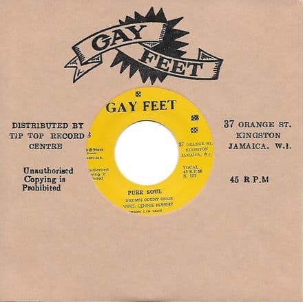 Lennie Hibbert - Pure Soul / Patsy - A Man Is A Too Face (Gay Feet / Dub Store) 7