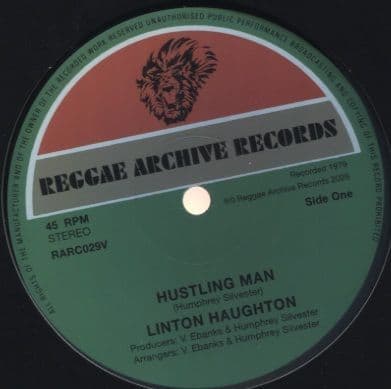 Linton Haughton - Hustling Man / Version (Reggae Archive Records) 12