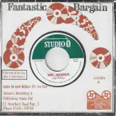 Lloyd Charmers - Mr Moses / The Lyrics - Girls Like Dirt (Studio One) 7"