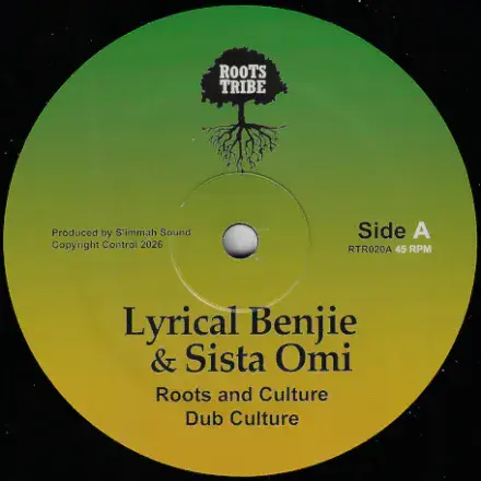 Lyrical Benjie & Sista Omi - Roots & Culture / Endurance - Crush Down Fascism (Roots Tree) 12