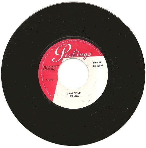 米LP Macka B Never Played A 45  PSVPLP001 Peckings Records /00260 Macka B - Never Played A 45 / Leanna - Grapevine Peckings 7