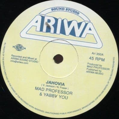 Mad Professor & Yabby You - Jahovia / Dub / Fake News Dub (Ariwa) 12