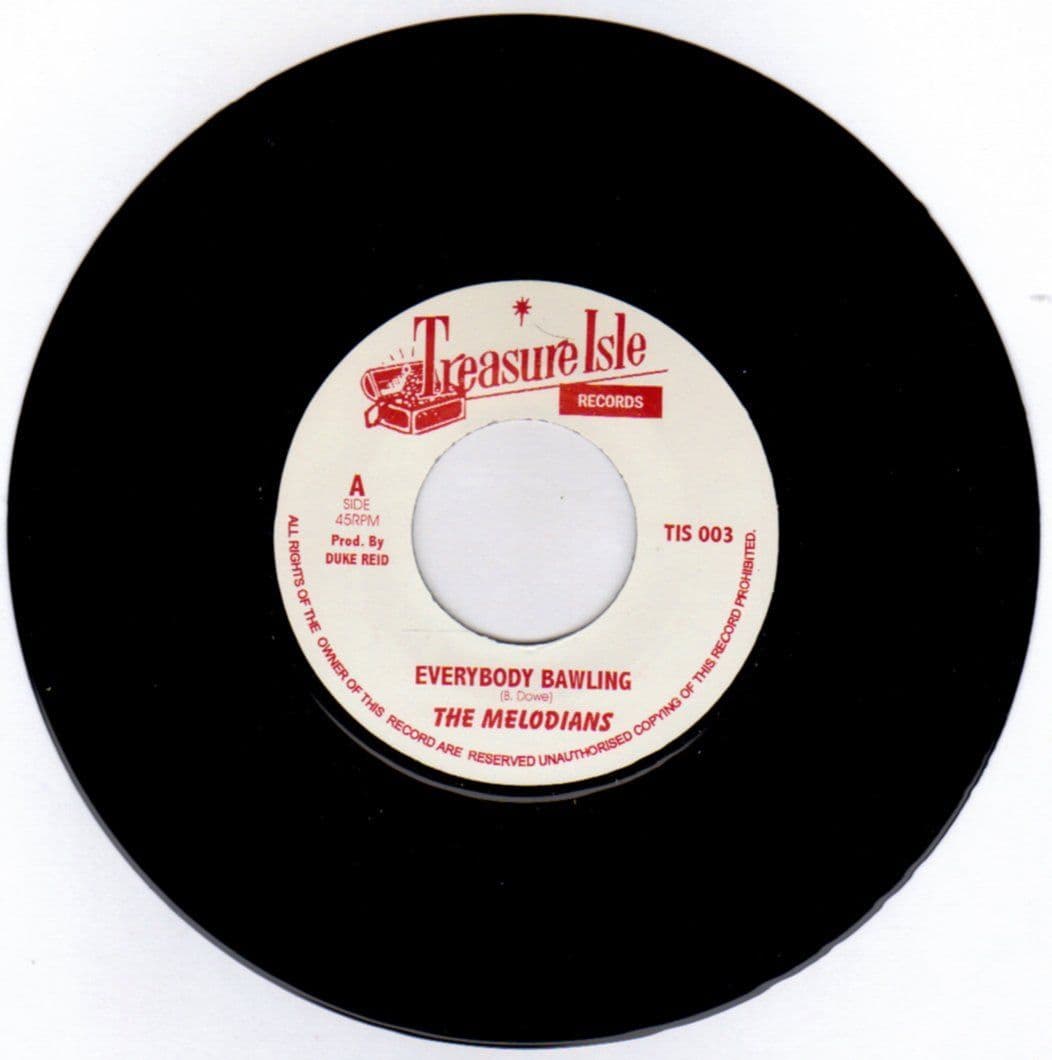 Melodians／Everybody Bawling／U Royロックステディ Melodians - Everybody Bawling / U Roy - Everybody Bawling Treasure