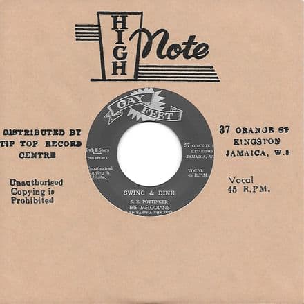 Melodians - Swing & Dine / I Could Be A King (Gay Feet / Dub Store) 7