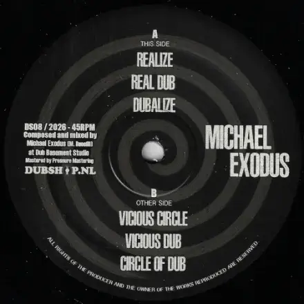 Michael Exodus - Realize / Vicious Circle (Dubshop NL) 12