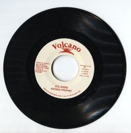 Michael Prophet - Evil Doers / version (Volcano) UK 7
