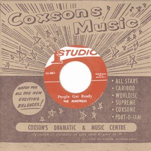 Minstrells - People Get Ready / The Hamlins - Everyone Got To Be There (Studio One / Dub Store) JPN 72;