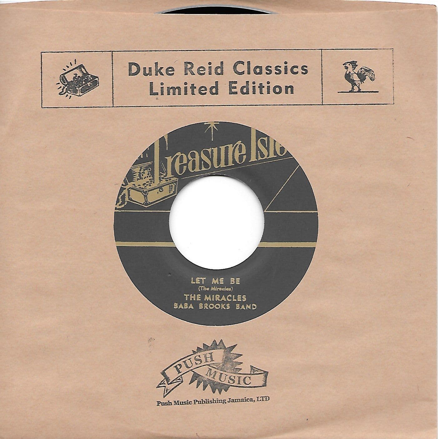 Miracles - Let Me Be / Baba Brooks - Special Event Treasure Isle 