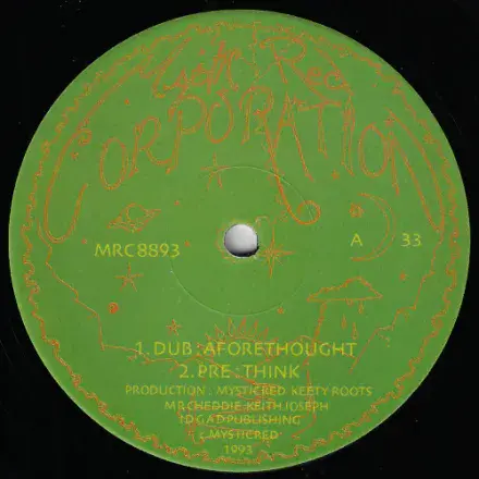 Mystic Red And Keety Roots - Dub: Aforethought /Premeditatated (Mystic Red Corporation) 10