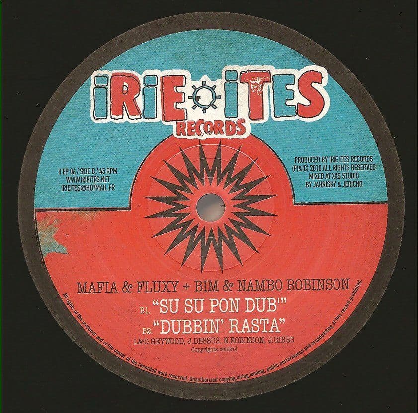 仏10” Naggo Morris / Trinity (4) / M Su Su Pon Rasta / Tenemant Yard IIEP06 Irie Ites Records /00200 10