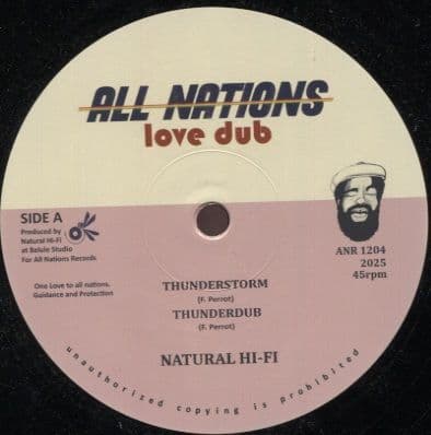 Natural Hi-Fi - Thunderstorm / Dub  / Roots of Victory / Dub (All Nations Records) 12