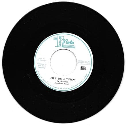 Novelette Barnett - Fire De A Town / version (High Note/Onlyroots) EU 7