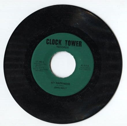 ORIGINAL PRESS - John Holt - My Happiness / Version (Clock Tower Records) 7