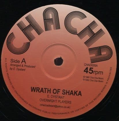 Overnight Players - The Wrath Of Shaka / Earl Sixteen - Black Man time (Cha Cha) 12