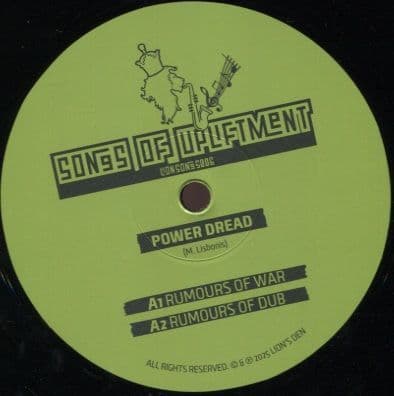 Power Dread - Rumours of War / Rumours of Dub / Peaceful Way / Peaceful Roar (Lion's Den) 12