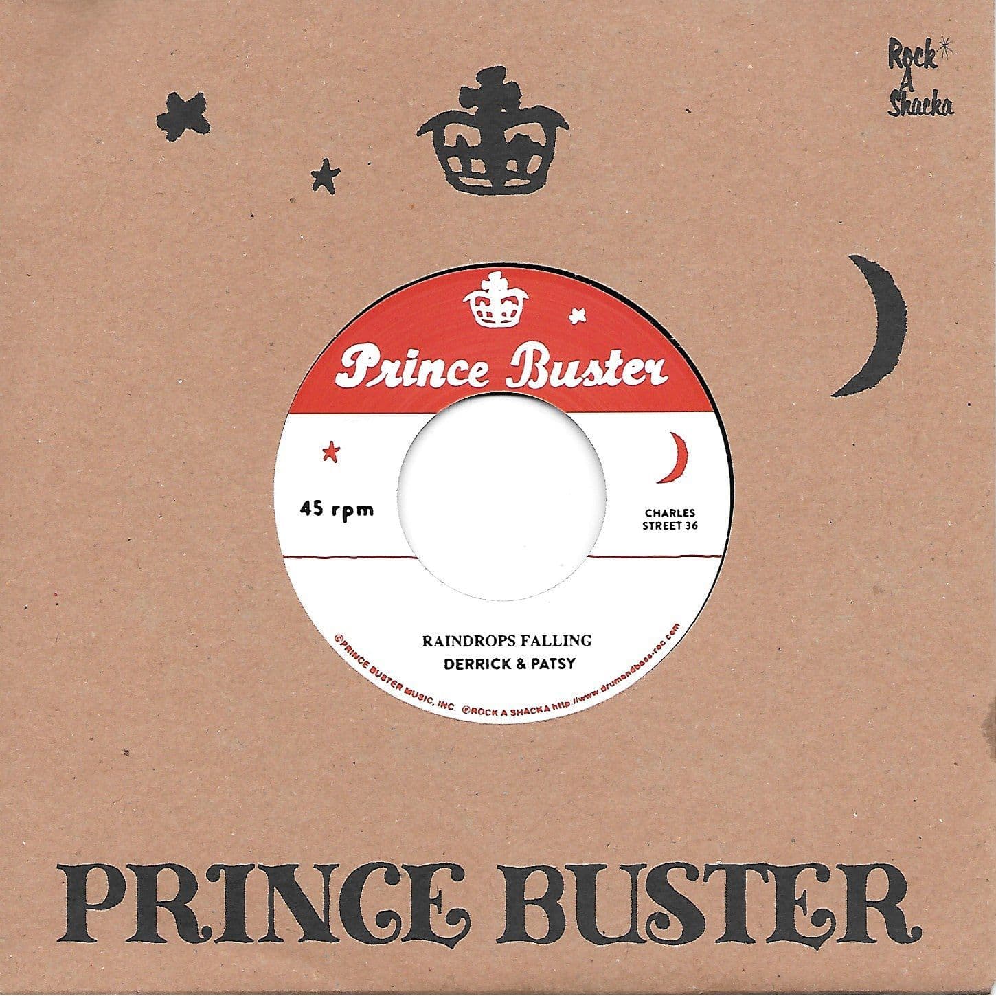 ジャマイカ7” Derrick And Patsy Stab In The Back / Thank You none Prince Buster Voice  /00050 Derrick And Patsy – Stab In The Back / Thank You – Vinyl (7