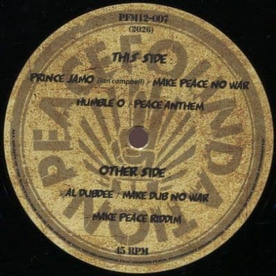 Prince Jamo - Make Peace No War (Peace Foundation Music) 12