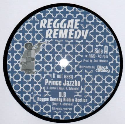 Prince Jazzbo - It Not Easy / Prince Jazzbo & Mike Brooks - The Saints  (Reggae Remedy) EU 12