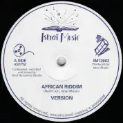 Raid Lion - African Riddim / Version / Semiah - Arkan Riddim / Version (Ishai Music) 12"
