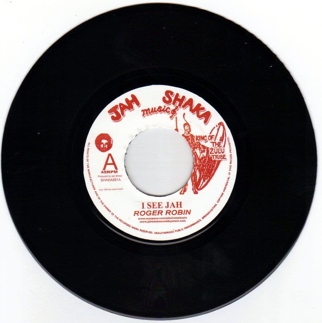 Roger Robin - I See Jah / dub Jah Shaka Music UK 7