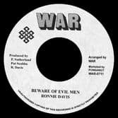 Ronnie Davis - Beware Of Evil Men / Version (War) 7"