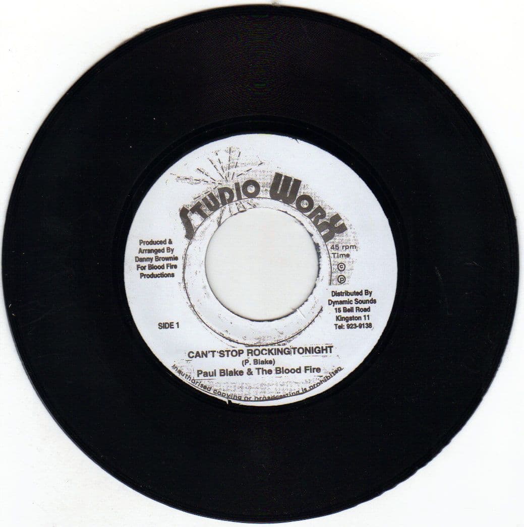 SALE ITEM - Paul Blake &amp; The Blood Fire Posse - Can t Stop Rocking
