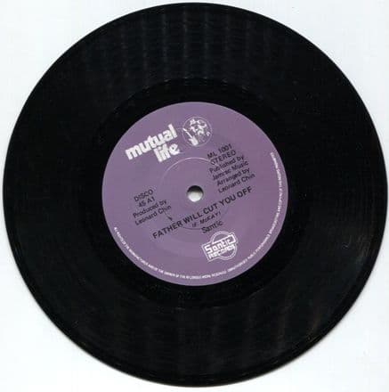 Santic - Father Will Cut You Off / version (White Label/Mutual Life) UK 7