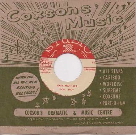 Soul Brothers - East Man Ska / King Rocky - You Were Wrong (Studio One / Dub Store) JPN 7