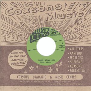 Soul Brothers - James Bond Girl (Muzik City / Studio One / Dub Store) JPN 7"