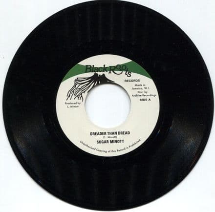 Sugar Minott - Dreader Than Dread / Vesrsion (Black Roots/Archive) 7