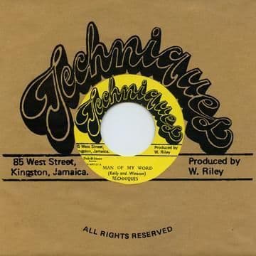 Techniques - Man Of My Word / Time Has Come (Techniques / Dub Store Records) JPN 7