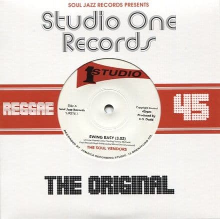 The Soul Vendors - Swing Easy / Ringo Rock (Soul Jazz Records/Studio One) 7
