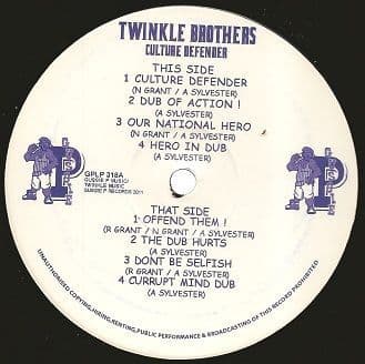 Twinkle Brothers - Culture Defender (Sip A Cup) LP