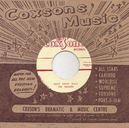 Wailers - Rock Sweet Rock / Jerk In Time (Coxsone<Studio One> / Dub Store) JPN 7